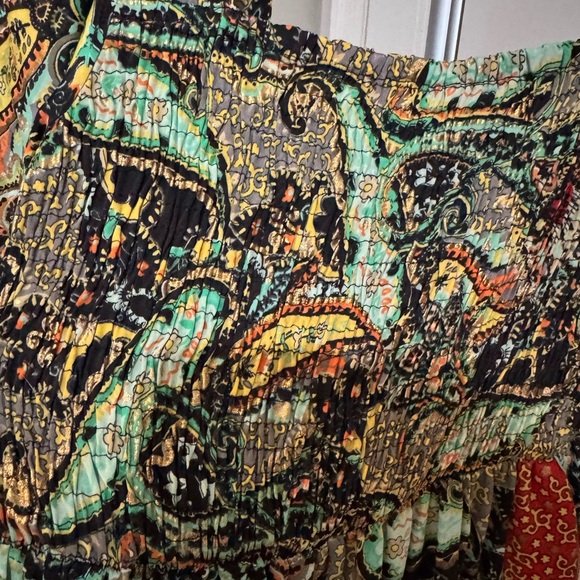 Anthropologie Me 2 Magic Multicolor Boho Patterned Fabric - Picture 3 of 11